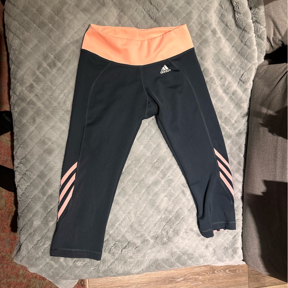 Adidas Gray and Pink Bottoms